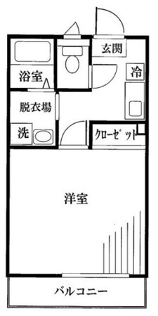 アンプルールフェール白亜の物件間取画像